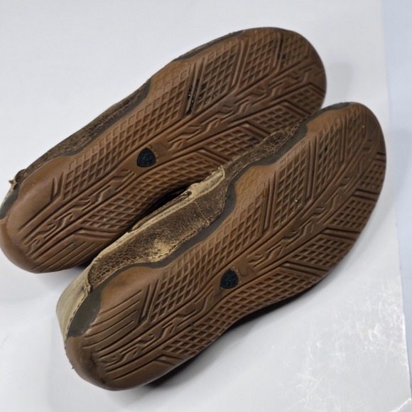 Ariat Gleeson Earth Brown Suede Leather Slip-On Loafer Shoes Mens Size 13D main image 6